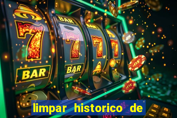 limpar historico de apostas bet365